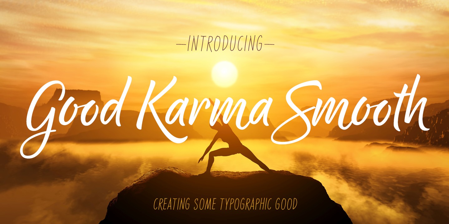 폰트 Good Karma Smooth